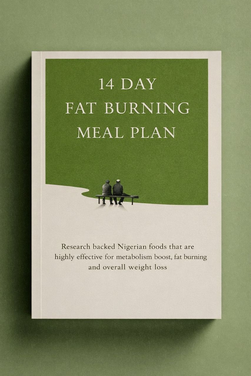 14-day fat burning meal plan guide featuring Nigerian foods designed to support metabolism boost and natural weight loss.